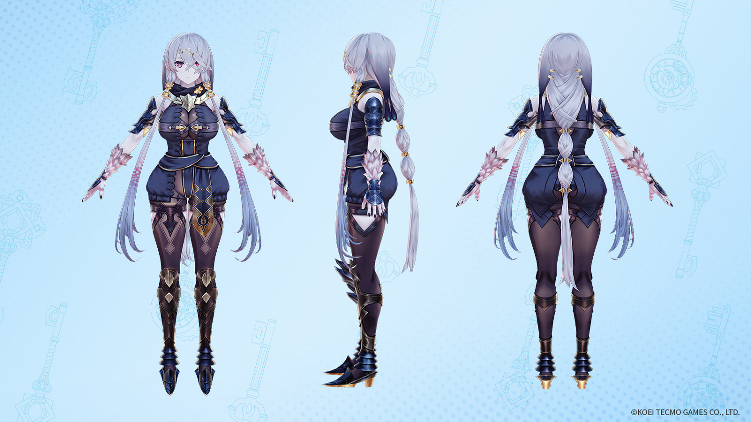 肉腿!《萊莎3》官方公開角色設定資料和3D建模 肉腿!《萊莎3》官方公開角色設定資料和3D建模