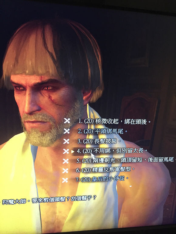 《巫師3：狂獵》白狼帥氣髮型一覽