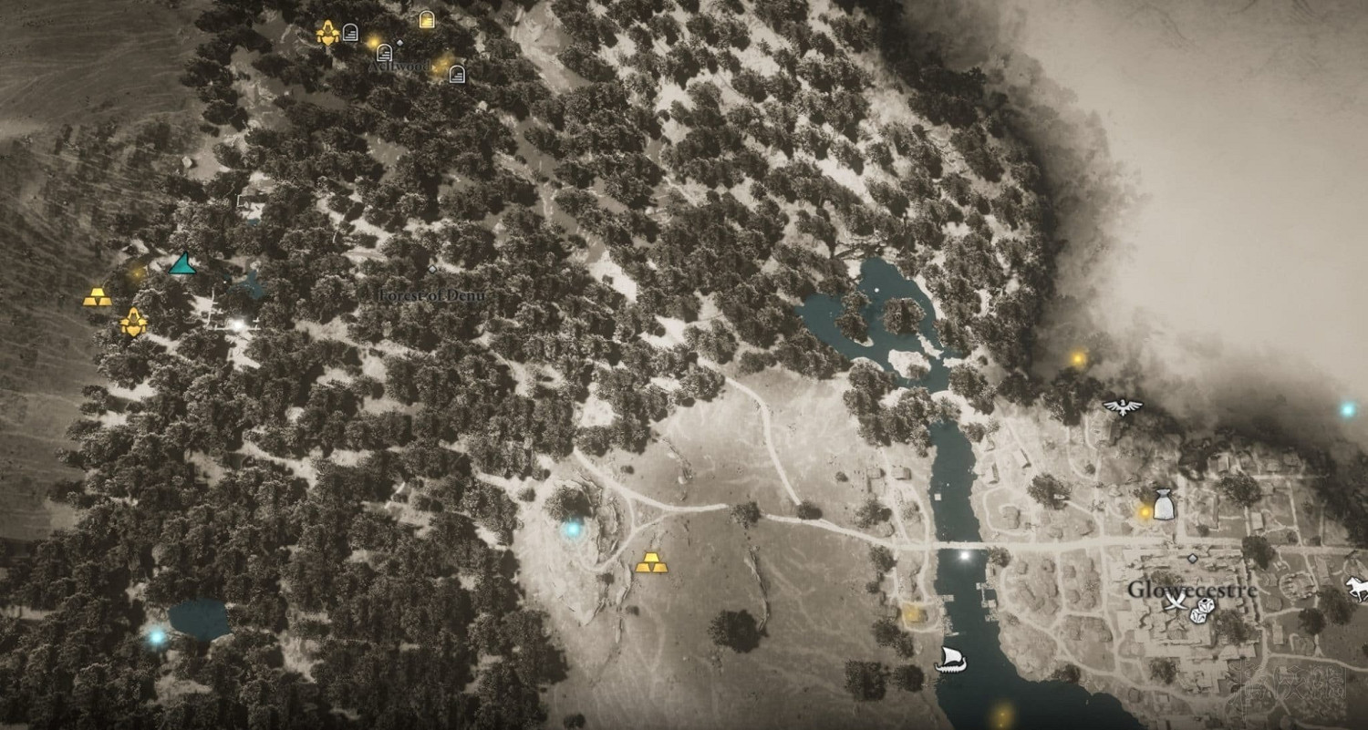 《刺客教條英靈殿》無形者套各部件位置地圖分享 無形者套在哪？