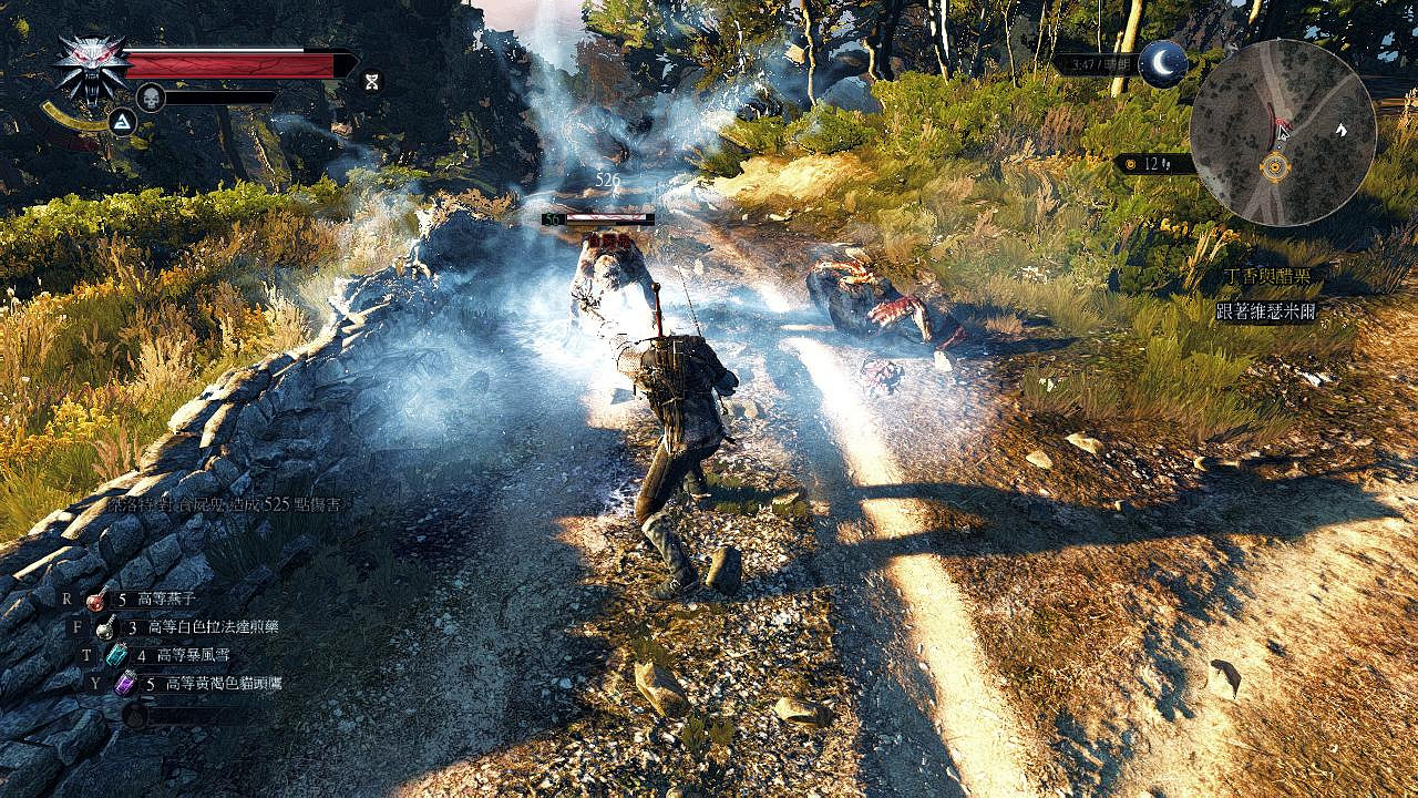 《巫師3:狂獵》法印傷害測試及效果分析 《巫師3:狂獵》法印傷害測試及效果分析