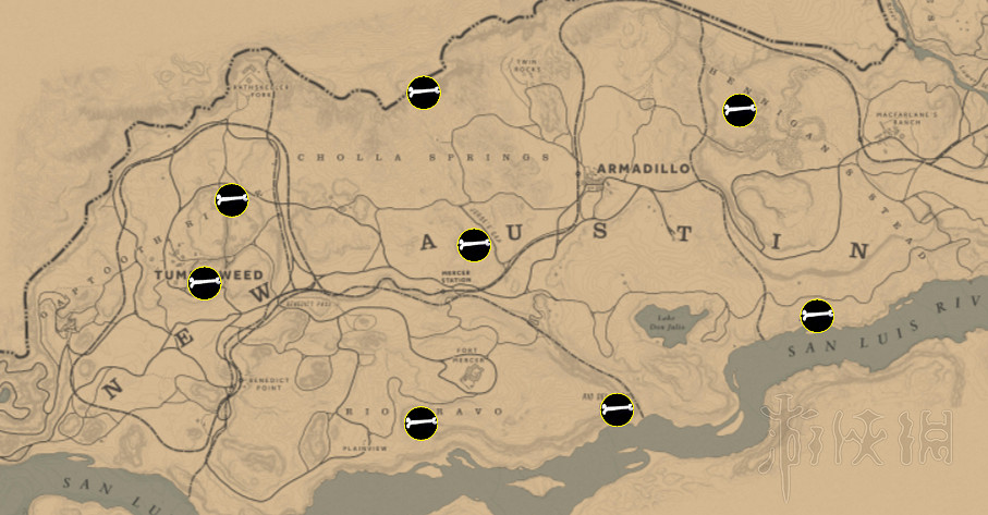 《荒野大鏢客2》收集地圖全匯總 有哪些收集要素？