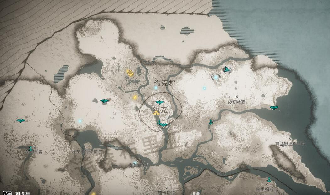 《刺客教條英靈殿》約克鑰匙在哪？約克財富寶箱位置地圖分享