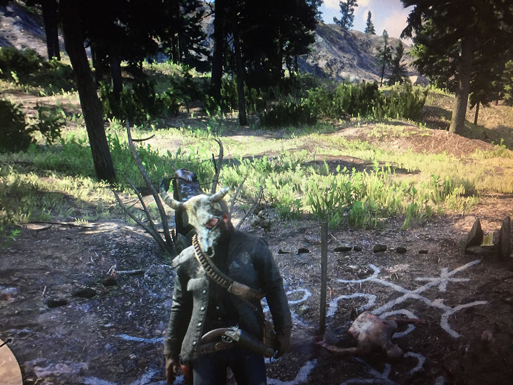 《荒野大鏢客2》牛角面具在哪裡?牛角面具位置介紹 《荒野大鏢客2》牛角面具在哪裡?牛角面具位置介紹