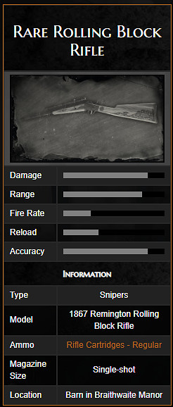 《荒野大鏢客2》全步槍中文圖鑒一覽 全步槍獲取方法一覽