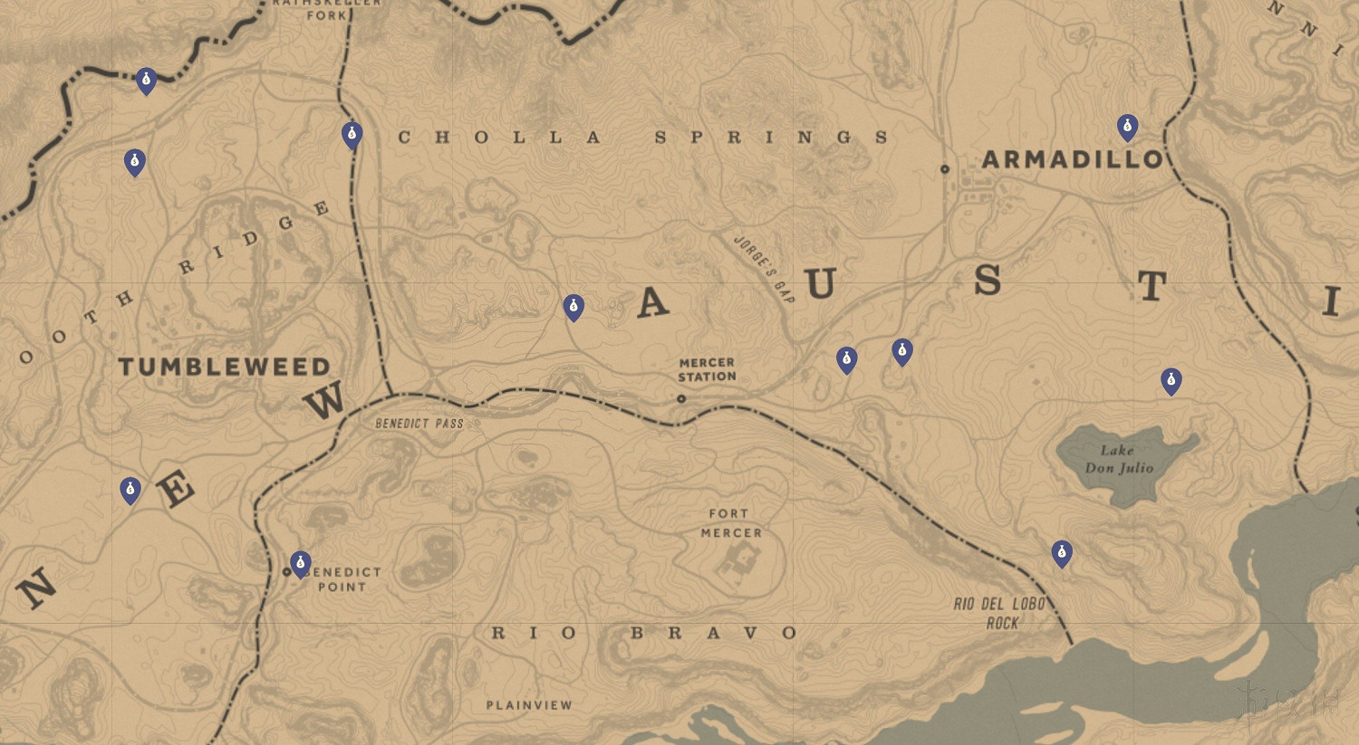 《荒野大鏢客2》收集地圖全匯總 有哪些收集要素？