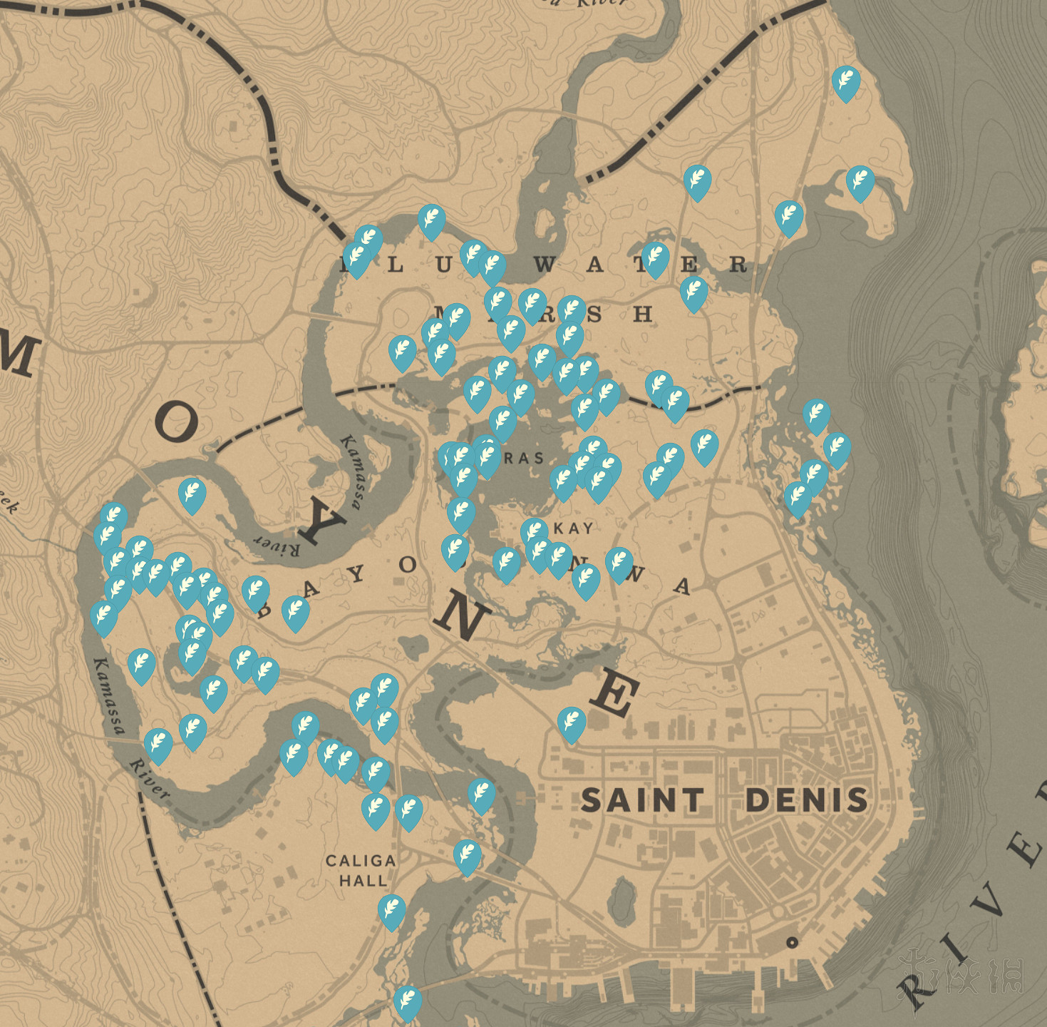 《荒野大鏢客2》收集地圖全匯總 有哪些收集要素？