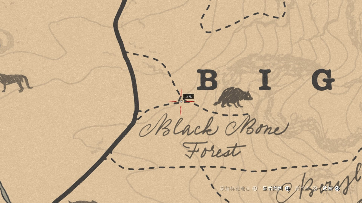 《荒野大鏢客2》傳奇公鹿找不到位置怎麽辦 傳奇公鹿位置地圖分享