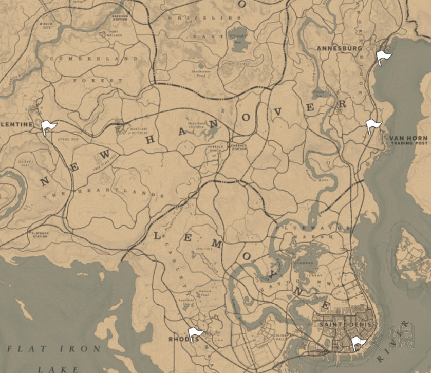 《荒野大鏢客2》收集地圖全匯總 有哪些收集要素？