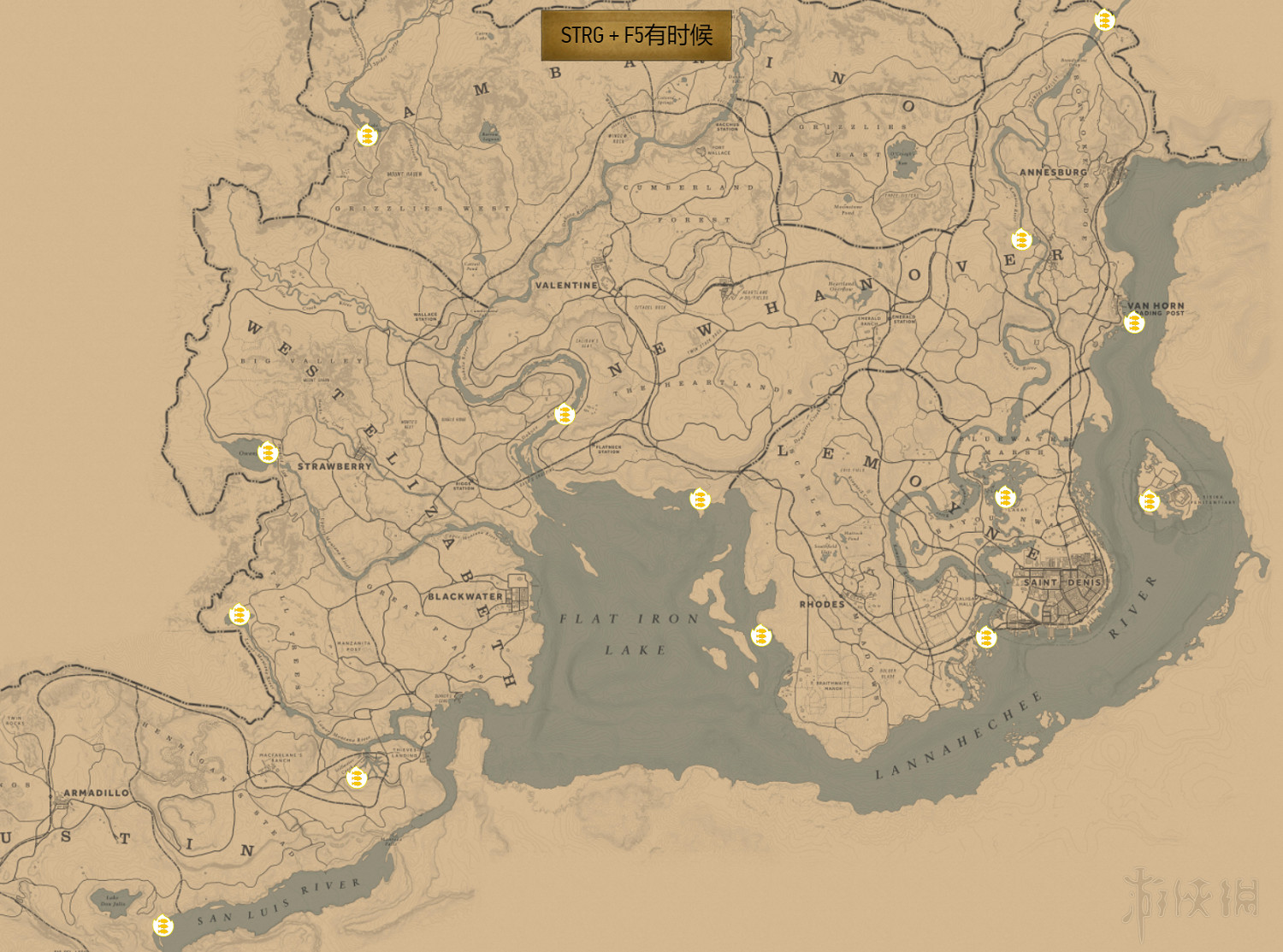 《荒野大鏢客2》收集地圖全匯總 有哪些收集要素？
