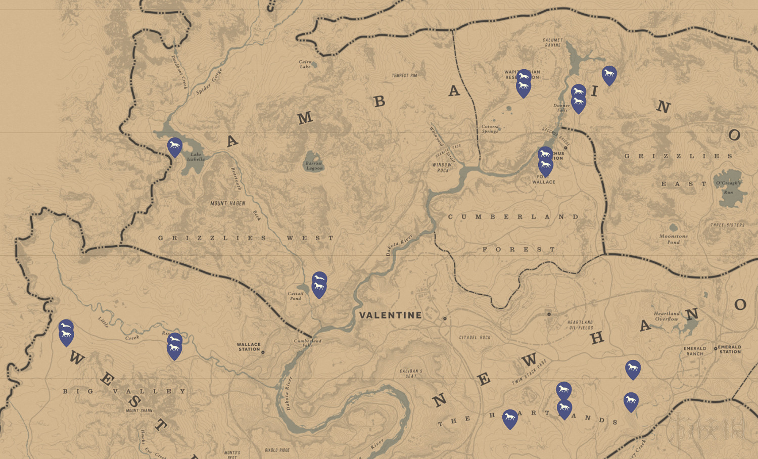 《荒野大鏢客2》收集地圖全匯總 有哪些收集要素？