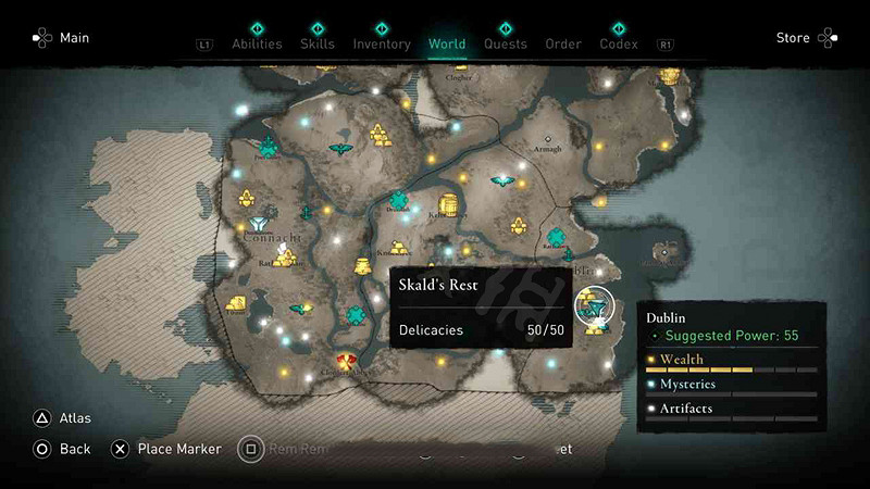 《刺客教條英靈殿》都柏林最高的樹在哪？最高的樹地點