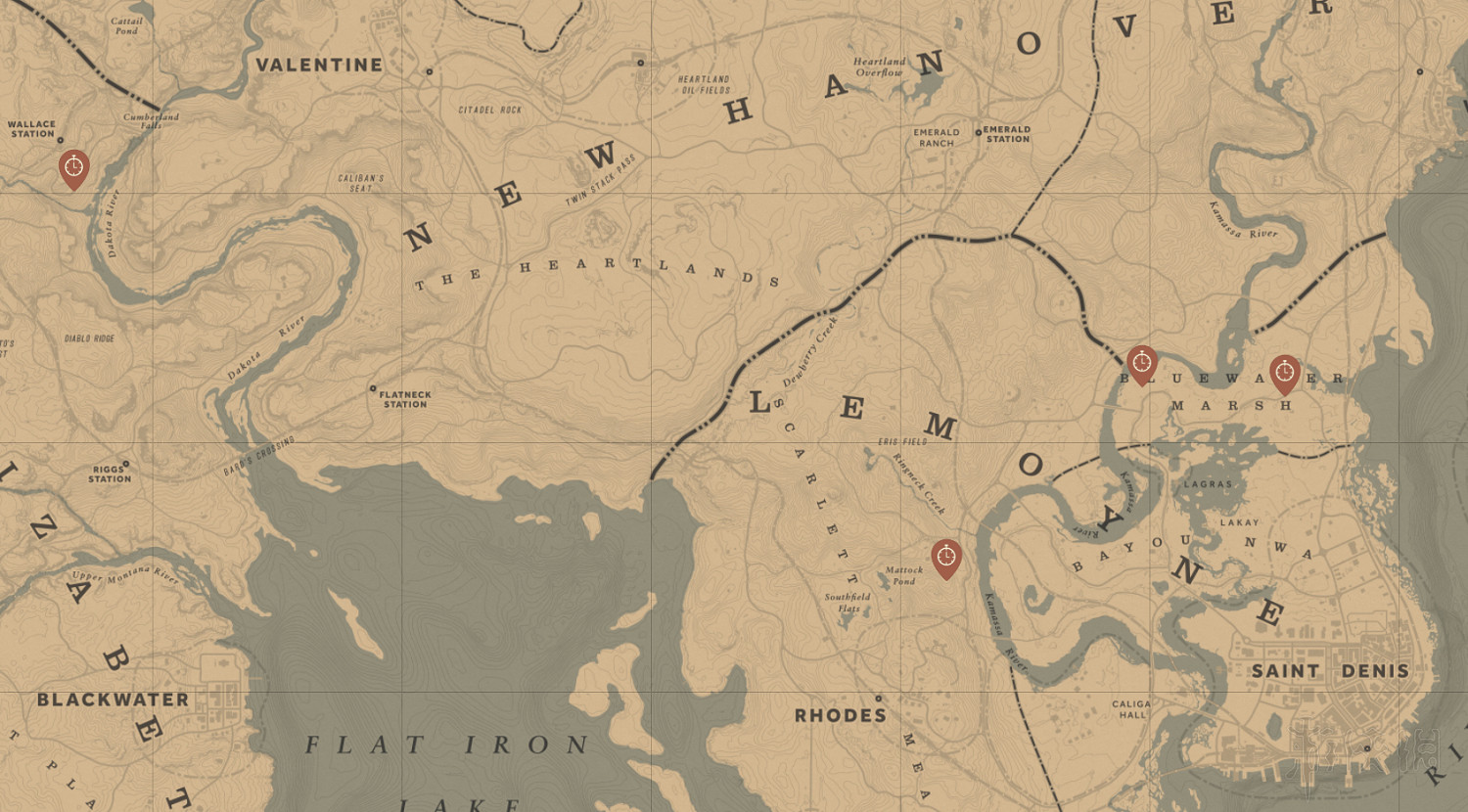 《荒野大鏢客2》收集地圖全匯總 有哪些收集要素？