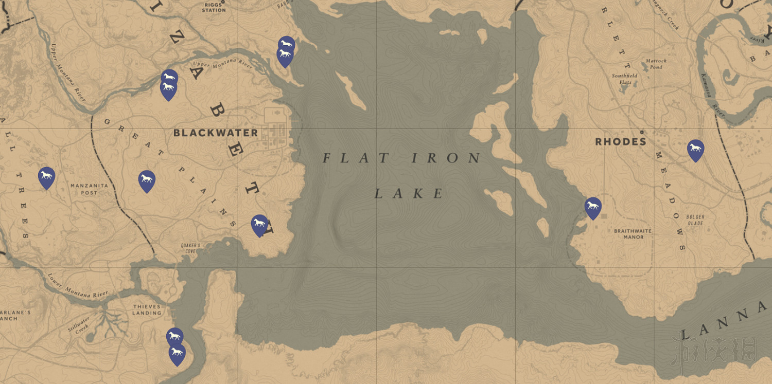 《荒野大鏢客2》收集地圖全匯總 有哪些收集要素？