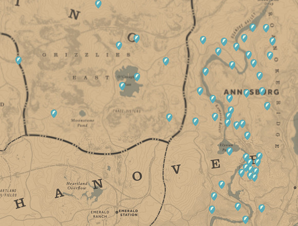 《荒野大鏢客2》異國情調支線收集物位置一覽