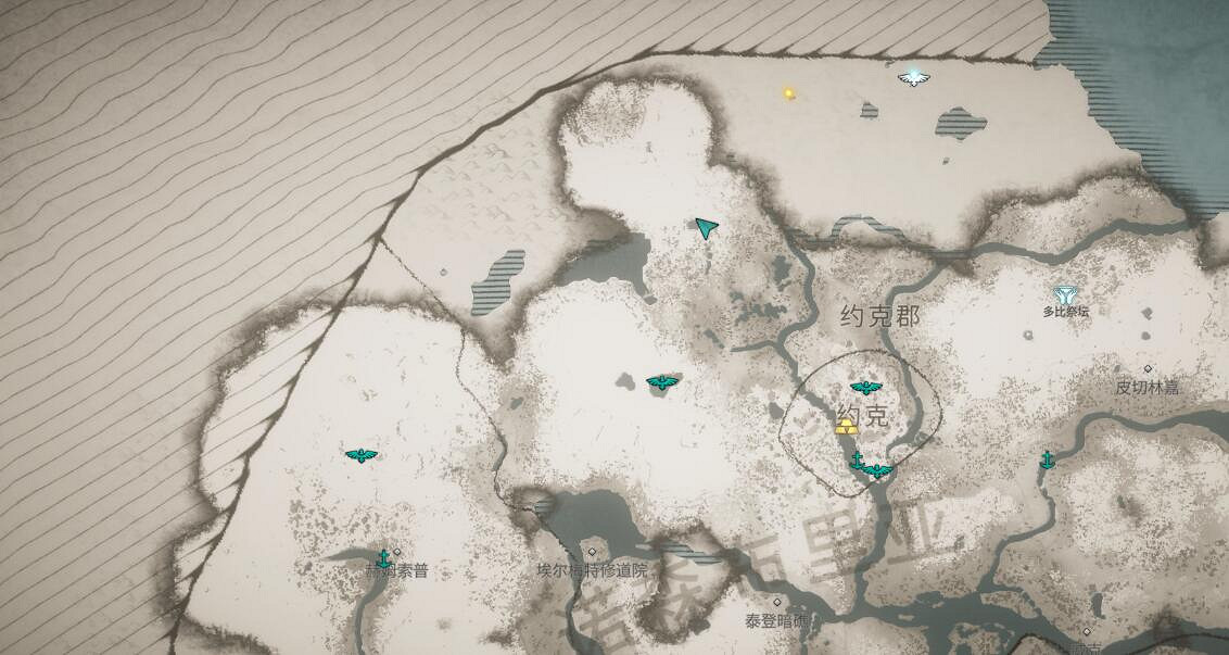 《刺客教條英靈殿》約克鑰匙在哪？約克財富寶箱位置地圖分享