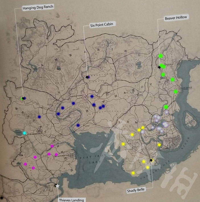 《荒野大鏢客2》有哪些幫派？幫派分布一覽