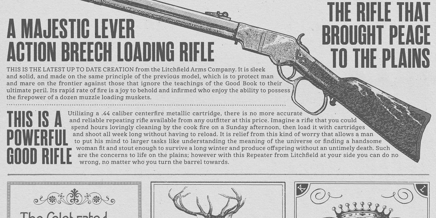 《荒野大鏢客2》武器圖鑒一覽 武器系統介紹