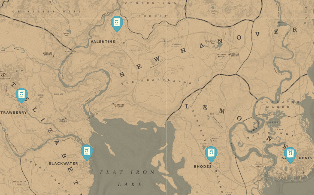 《荒野大鏢客2》收集地圖全匯總 有哪些收集要素？