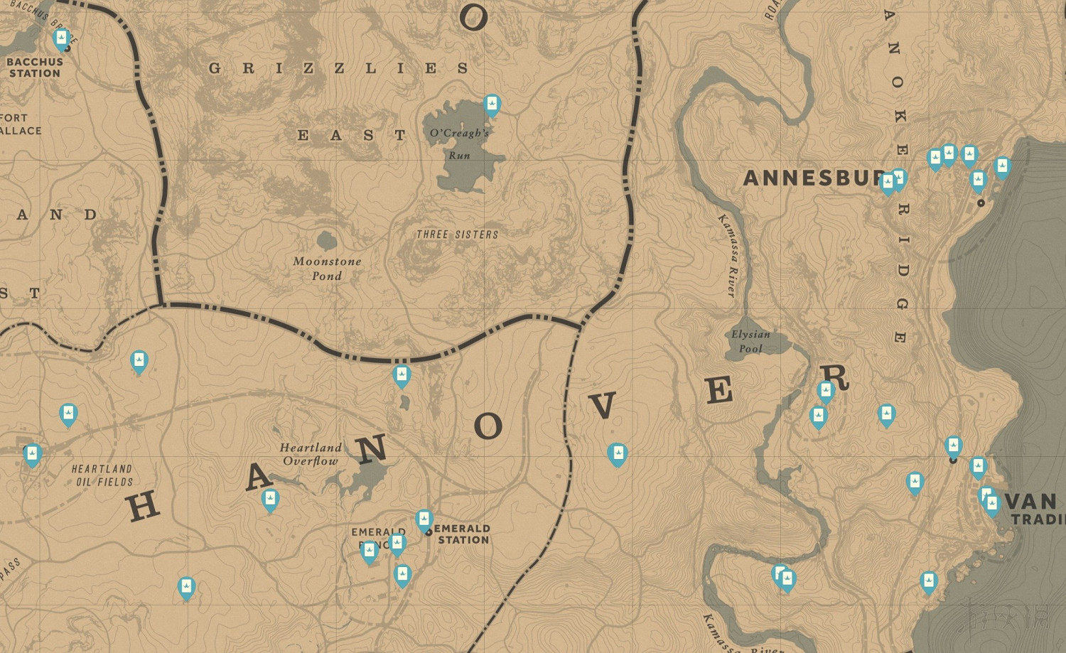 《荒野大鏢客2》收集地圖全匯總 有哪些收集要素？