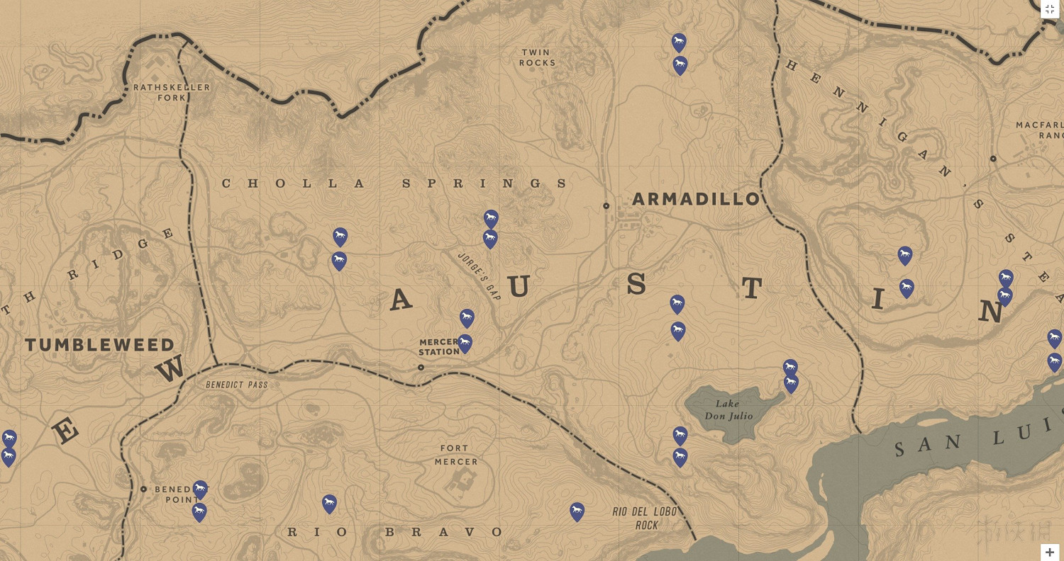 《荒野大鏢客2》收集地圖全匯總 有哪些收集要素？