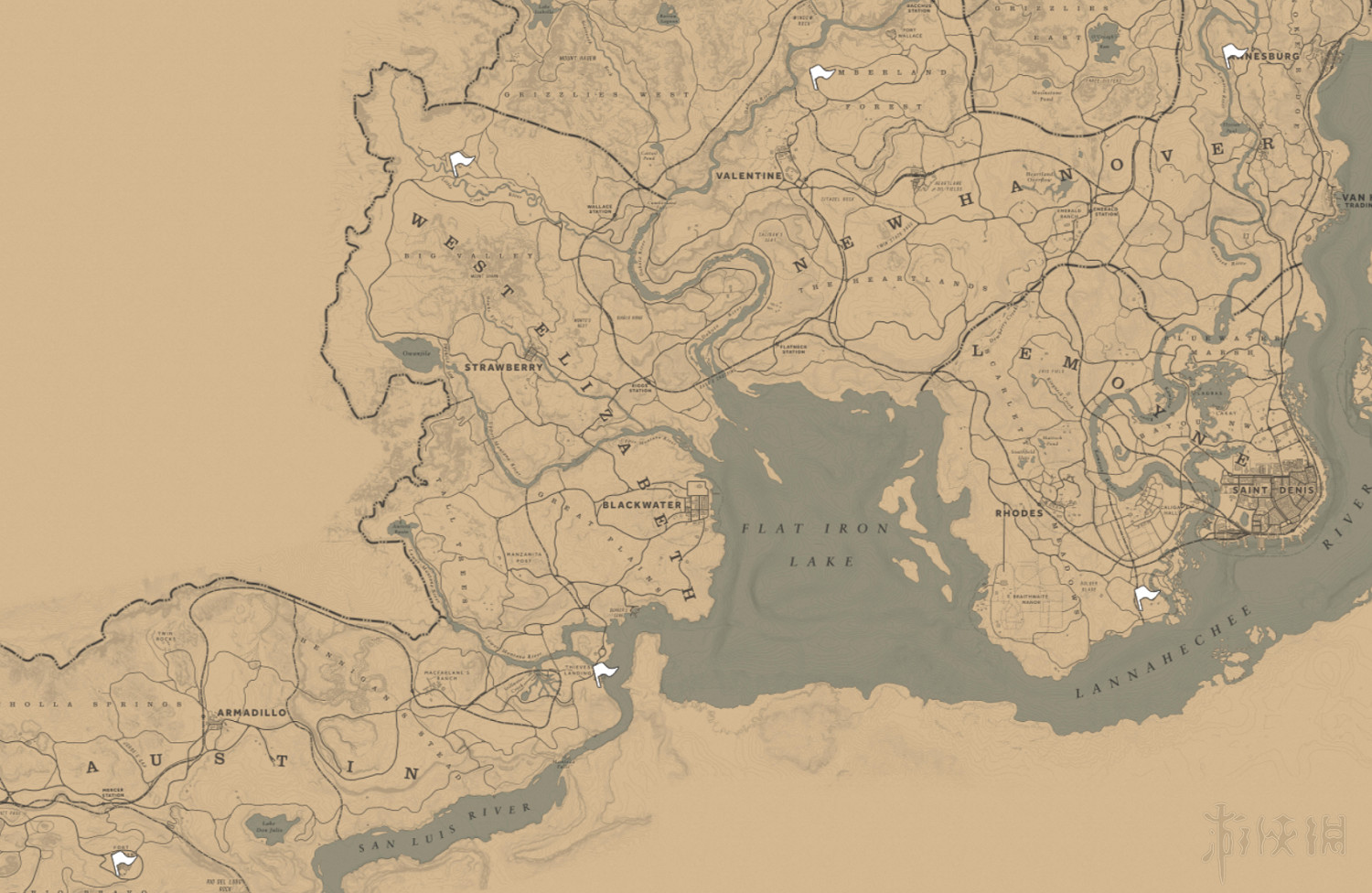 《荒野大鏢客2》收集地圖全匯總 有哪些收集要素？