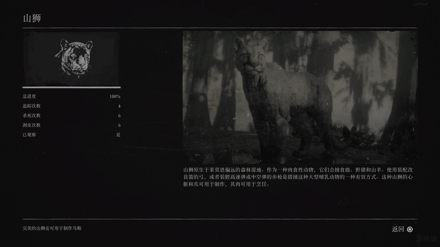 《荒野大鏢客2》全動物圖鑒訊息匯總 全動物獎杯要點分享 《荒野大鏢客2》全動物圖鑒訊息匯總 全動物獎杯要點分享