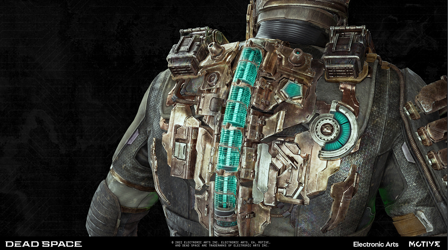 《死亡空間 重製版》初始裝甲與等離子切割槍細節展示 《死亡空間 重製版》初始裝甲與等離子切割槍細節展示