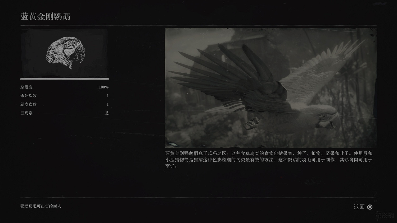 《荒野大鏢客2》全動物圖鑒訊息匯總 全動物獎杯要點分享