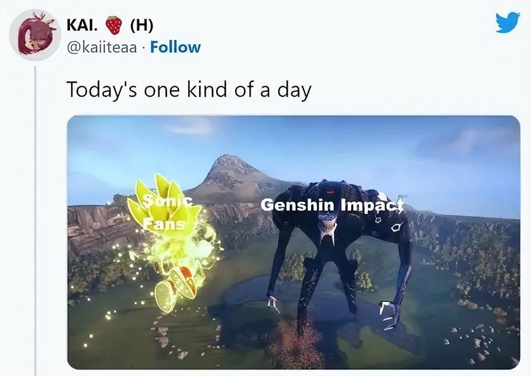 原神大戰索尼克 是今年遊戲圈最精彩的年度大戲 原神大戰索尼克 是今年遊戲圈最精彩的年度大戲