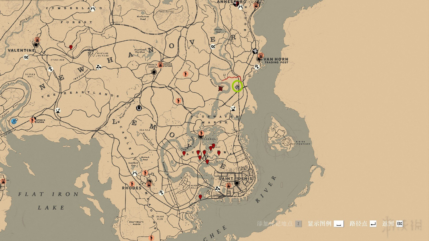 《荒野大鏢客2》野豬哪裡多?野豬常青位置地圖示注 《荒野大鏢客2》野豬哪裡多?野豬常青位置地圖示注