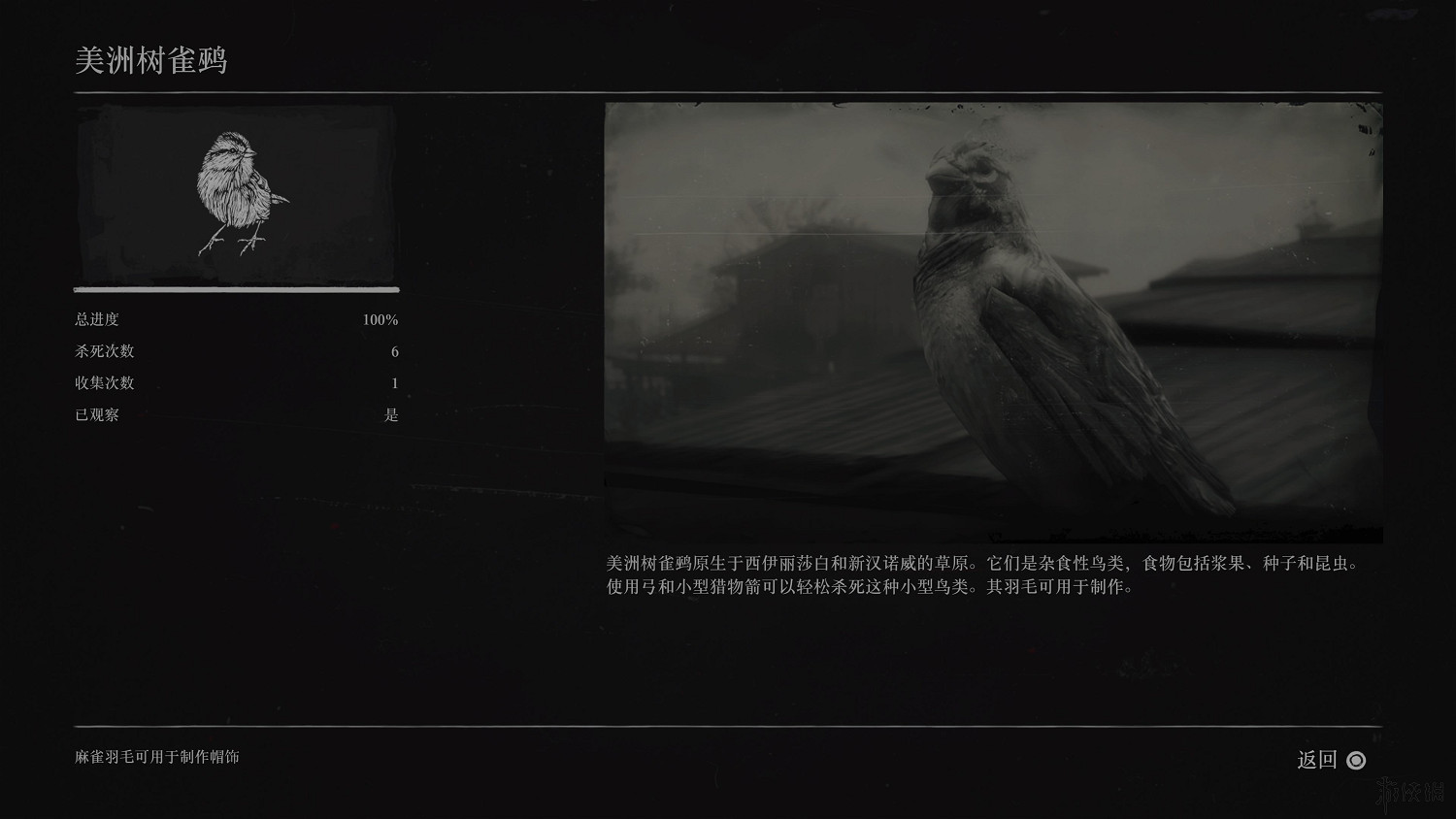 《荒野大鏢客2》全動物圖鑒訊息匯總 全動物獎杯要點分享