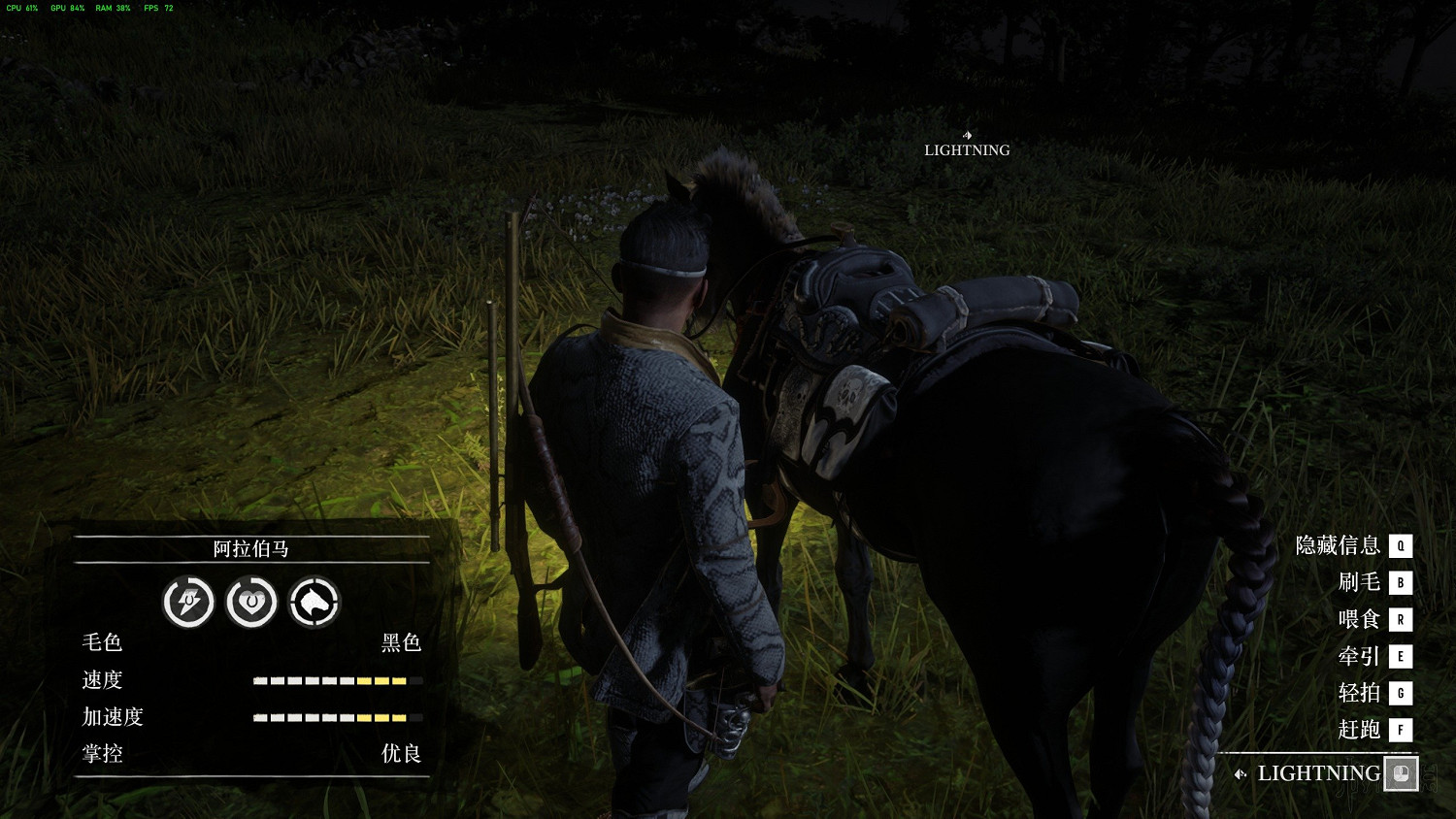 《荒野大鏢客2》馬匹膽量排行分析 馬匹膽量測試分析