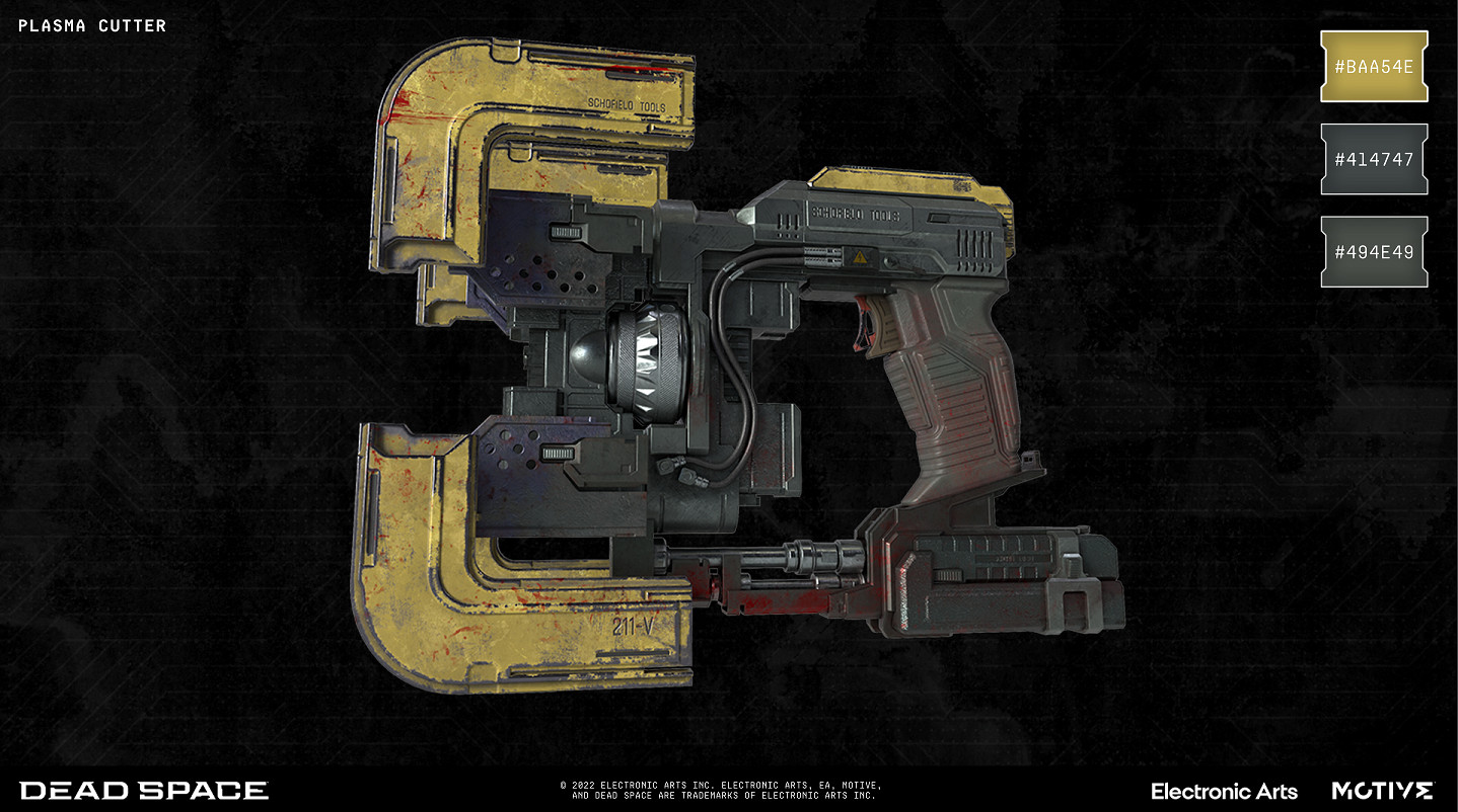 《死亡空間 重製版》初始裝甲與等離子切割槍細節展示 《死亡空間 重製版》初始裝甲與等離子切割槍細節展示