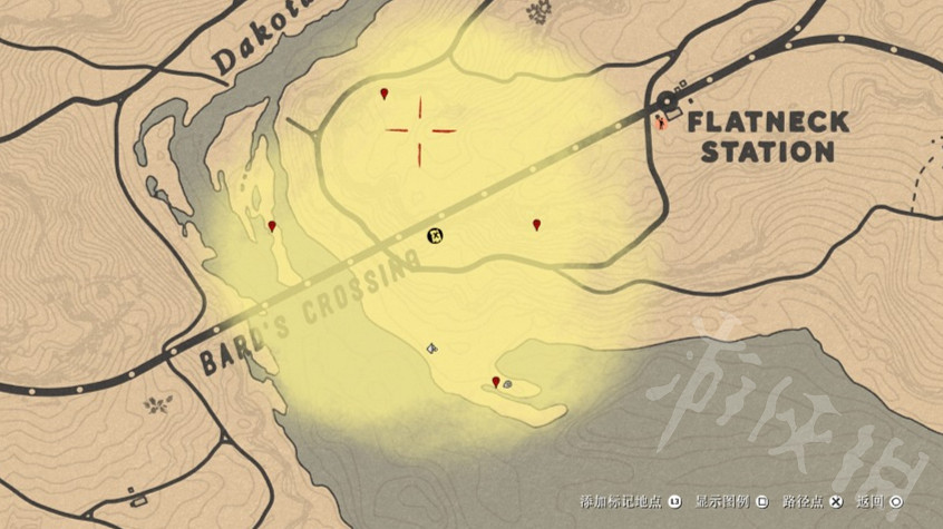 《荒野大鏢客2》線上模式四個方位寶藏地點 四個方位寶藏地點詳解