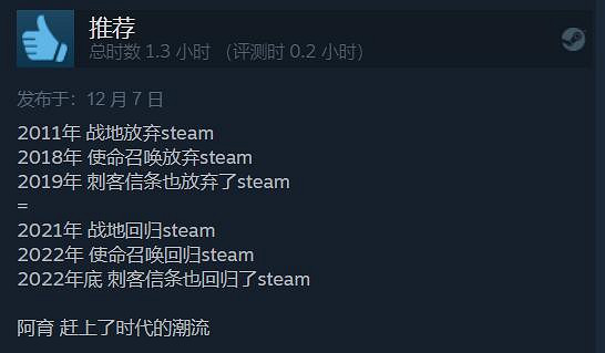 《刺客教條:英靈殿》回歸Steam!玩家評價「多半好評」 《刺客教條:英靈殿》回歸Steam!玩家評價「多半好評」