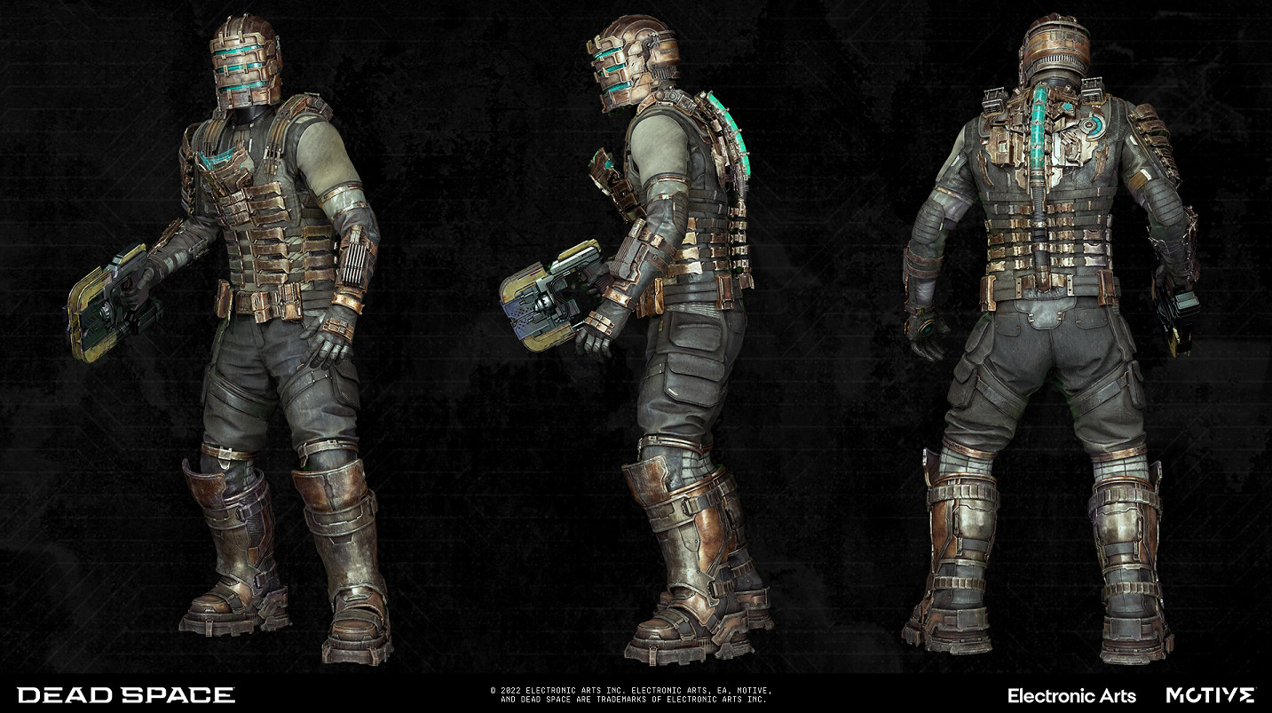 《死亡空間 重製版》初始裝甲與等離子切割槍細節展示 《死亡空間 重製版》初始裝甲與等離子切割槍細節展示