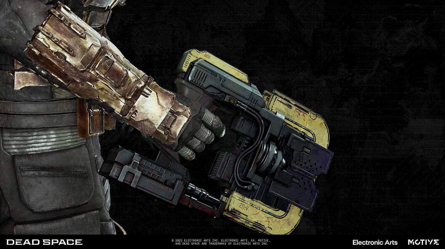《死亡空間 重製版》初始裝甲與等離子切割槍細節展示 《死亡空間 重製版》初始裝甲與等離子切割槍細節展示