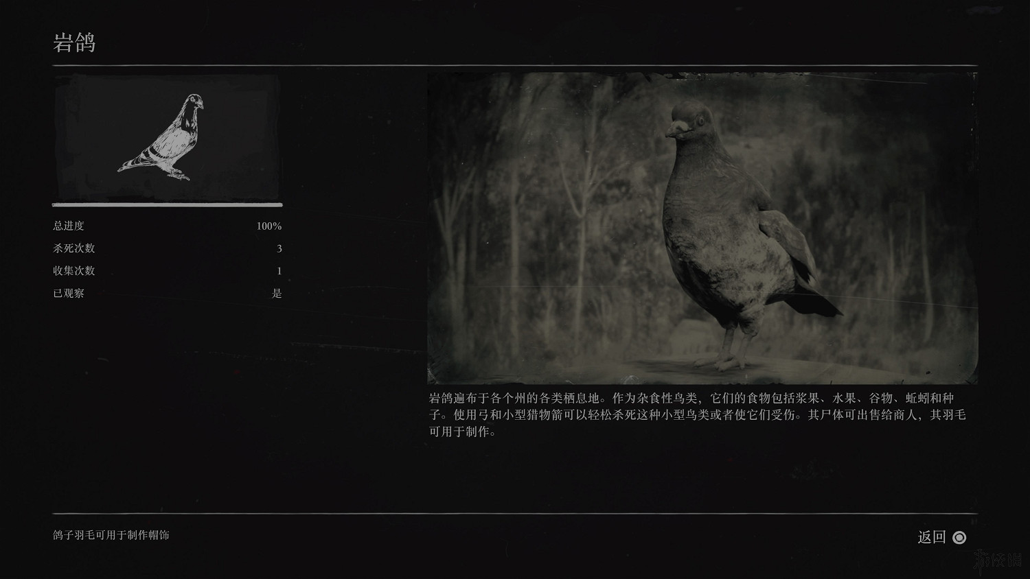 《荒野大鏢客2》全動物圖鑒訊息匯總 全動物獎杯要點分享 《荒野大鏢客2》全動物圖鑒訊息匯總 全動物獎杯要點分享