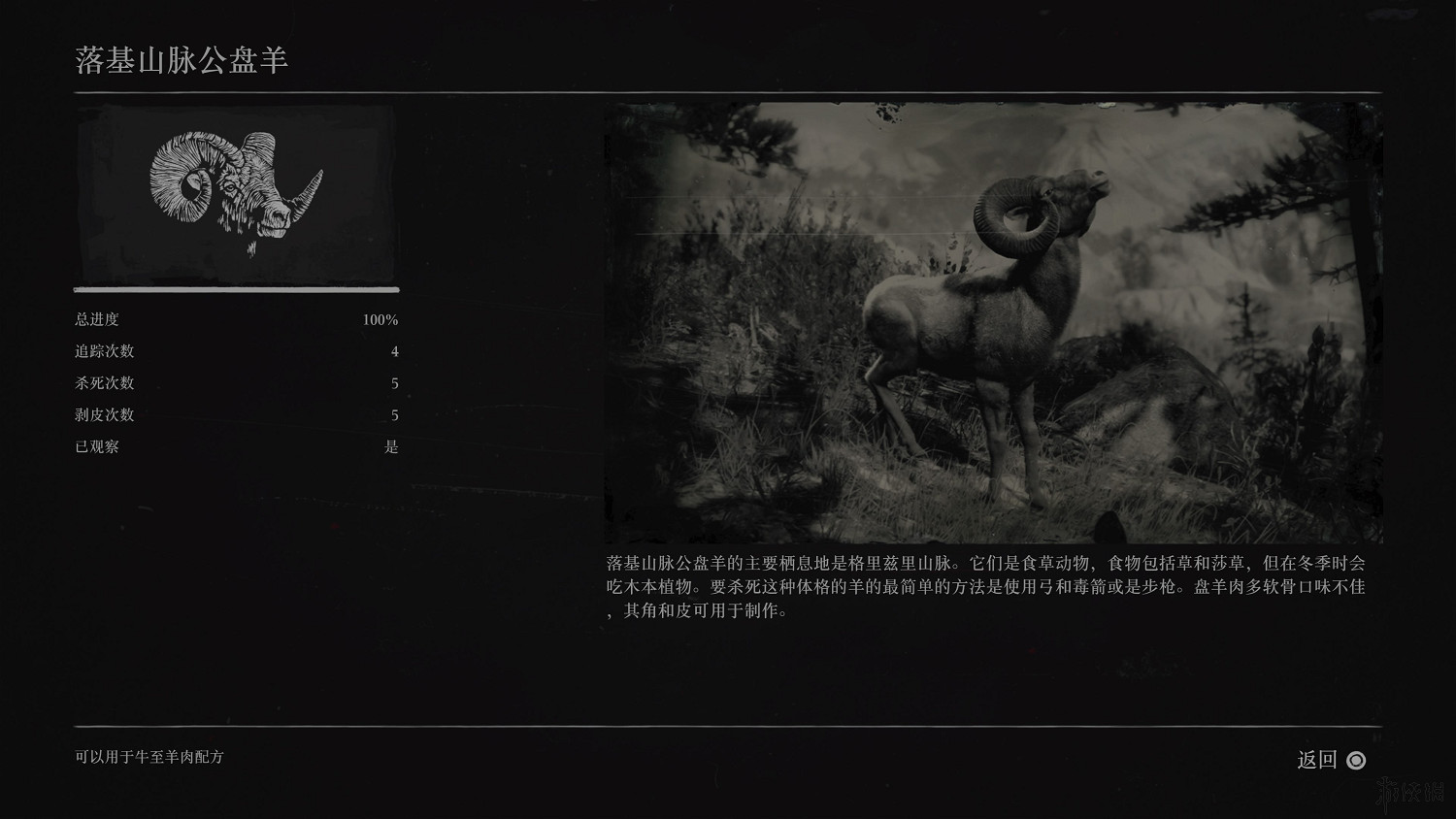 《荒野大鏢客2》全動物圖鑒訊息匯總 全動物獎杯要點分享 《荒野大鏢客2》全動物圖鑒訊息匯總 全動物獎杯要點分享