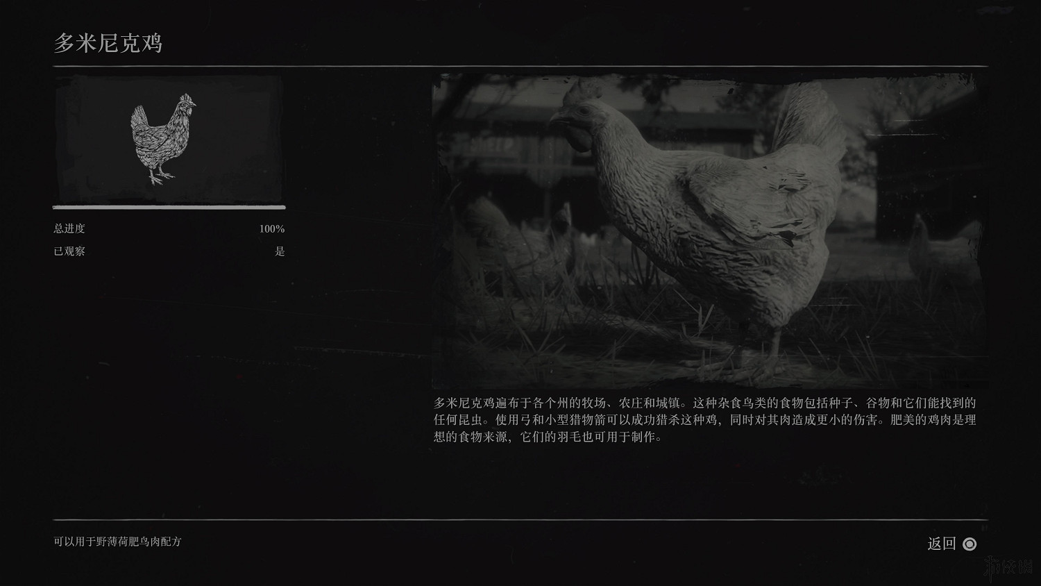 《荒野大鏢客2》全動物圖鑒訊息匯總 全動物獎杯要點分享