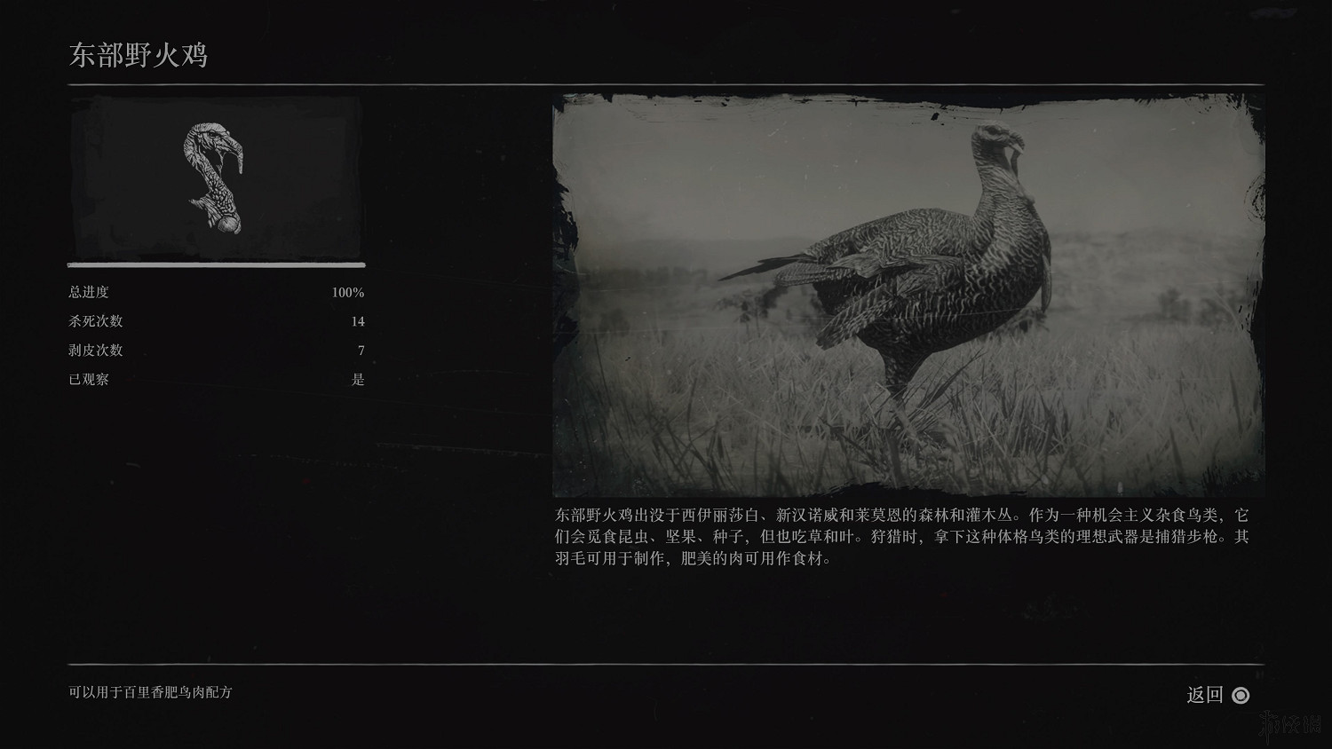 《荒野大鏢客2》全動物圖鑒訊息匯總 全動物獎杯要點分享 《荒野大鏢客2》全動物圖鑒訊息匯總 全動物獎杯要點分享