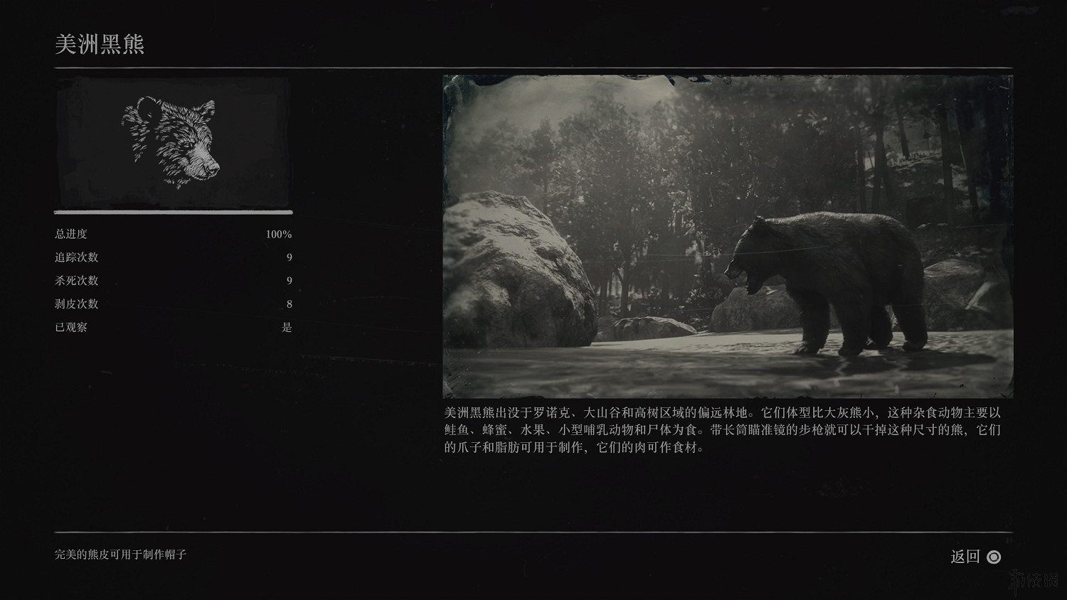 《荒野大鏢客2》全動物圖鑒訊息匯總 全動物獎杯要點分享