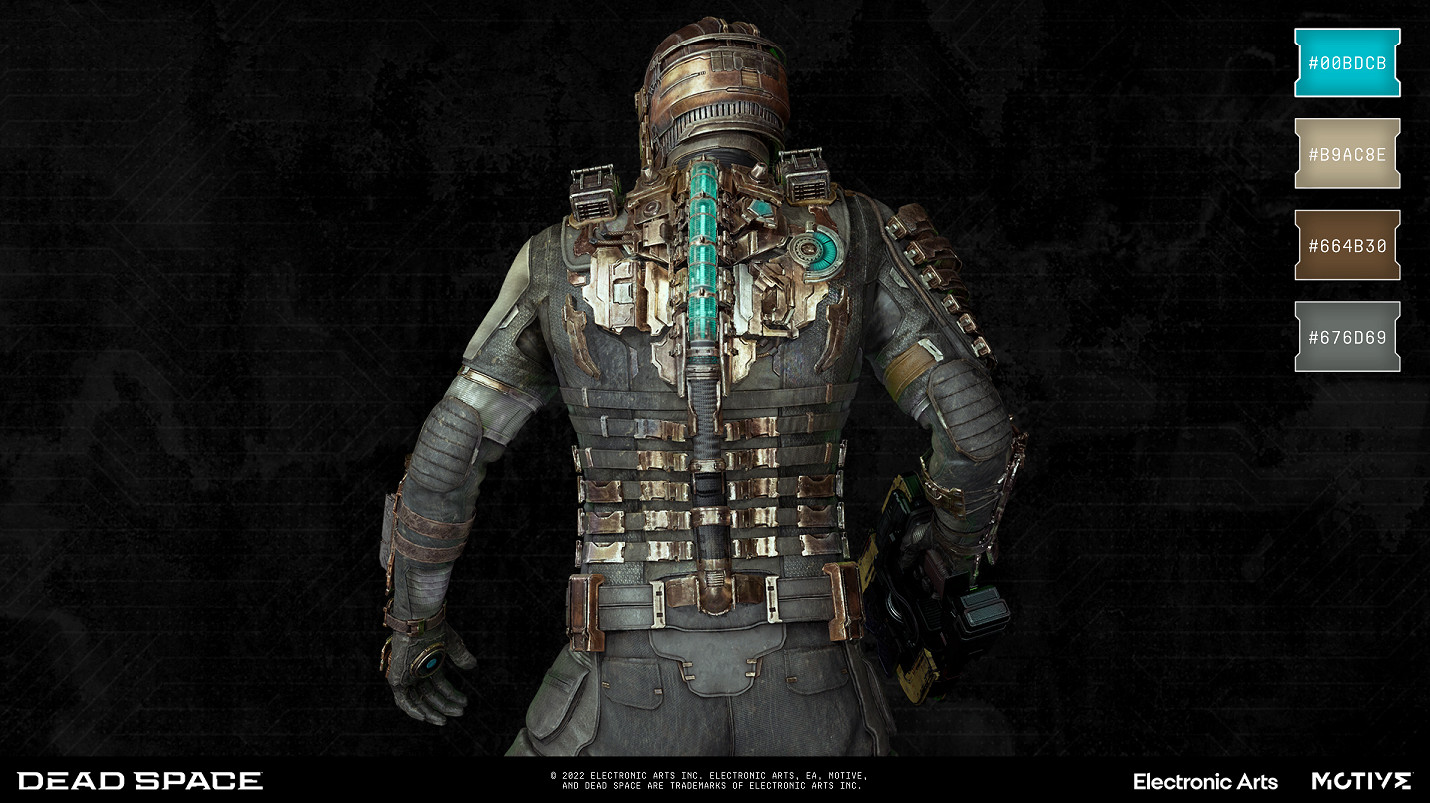 《死亡空間 重製版》初始裝甲與等離子切割槍細節展示 《死亡空間 重製版》初始裝甲與等離子切割槍細節展示