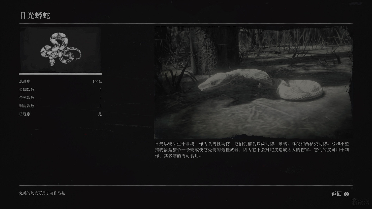 《荒野大鏢客2》全動物圖鑒訊息匯總 全動物獎杯要點分享