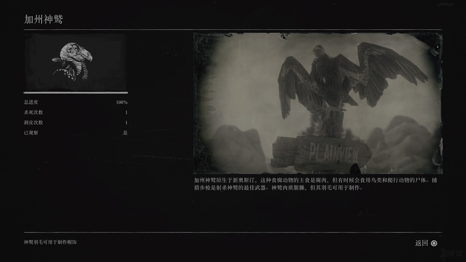 《荒野大鏢客2》全動物圖鑒訊息匯總 全動物獎杯要點分享 《荒野大鏢客2》全動物圖鑒訊息匯總 全動物獎杯要點分享