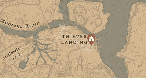 《荒野大鏢客2》幫派位置在哪裡？ 幫派藏身處位置標注匯總