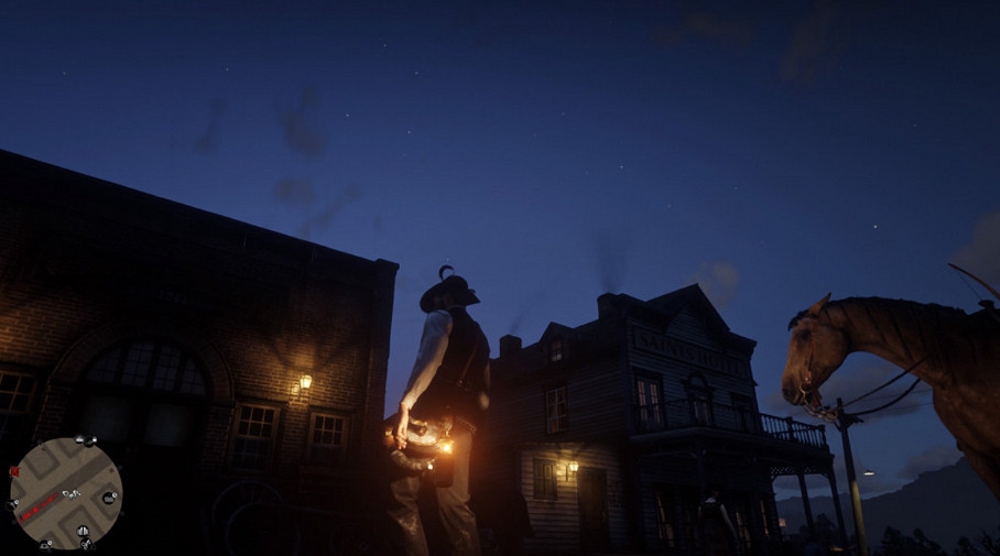 《荒野大鏢客2》怎麽把提燈卡在腰間？提燈卡腰間操作介紹