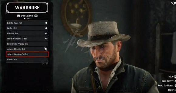 《荒野大鏢客2》賭徒帽怎麽獲得 扁帽賭徒帽獲得方法分享