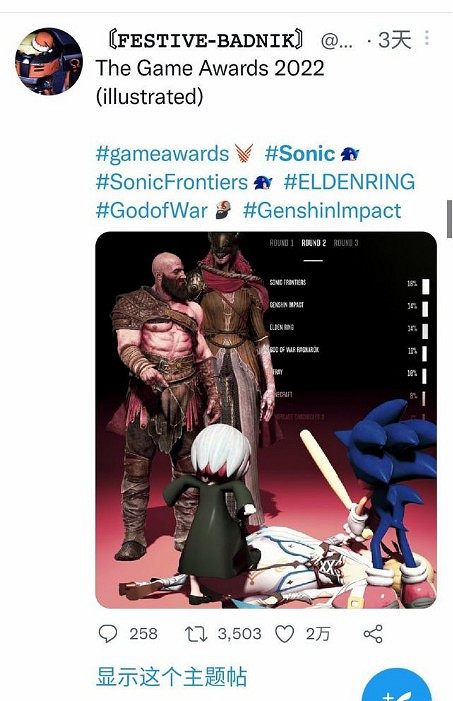 除了艾爾登法環壓軸逆襲，這屆TGA還有更多樂子