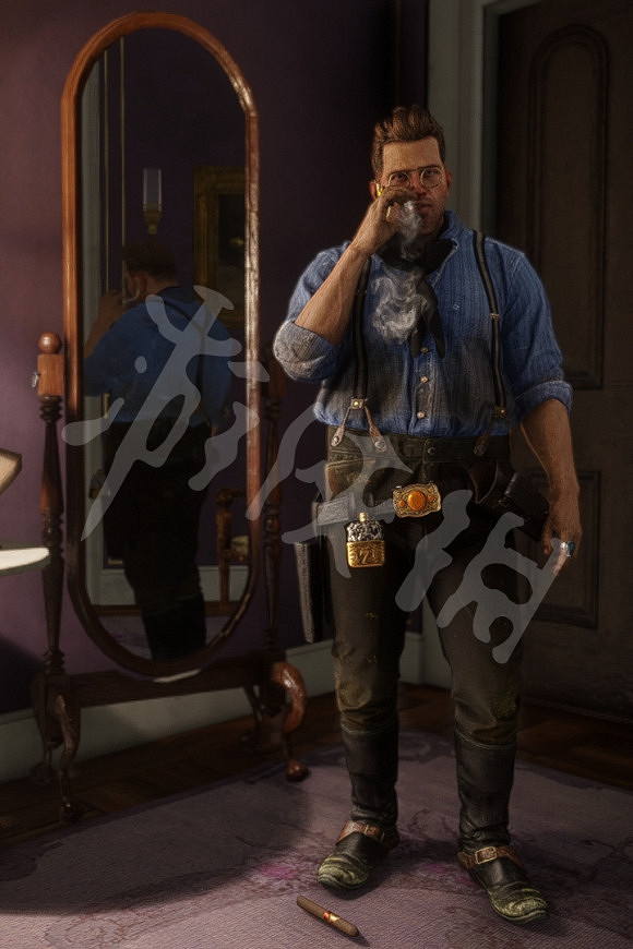 《荒野大鏢客2》服裝搭配圖文推薦 硬漢服裝怎麽搭配？